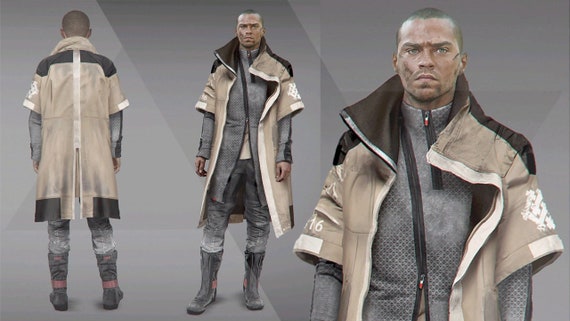 Detroit Become Human Markus Cosplay RK200 Android Decal 