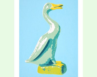 Duck A4 giclee print