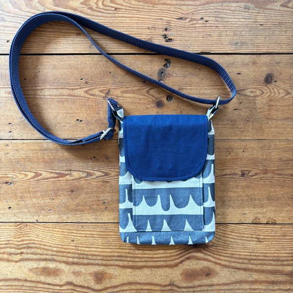 SUPER SECONDS FESTIVAL screen printed cross body phone bag slight seconds