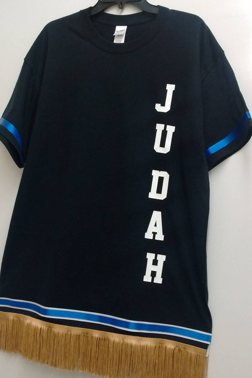 Hebrew T Shirt Garment Fringes Judah Israelite clothing for Etsy