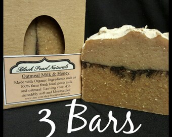 Oatmeal, Milk & Honey Bars Soap