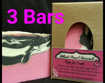 Activated charcoal Pink Girl Pearl