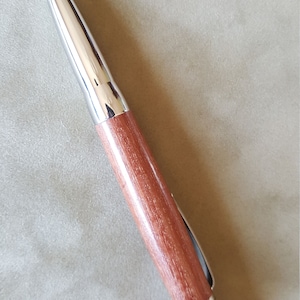 Red Heart Rollerball Twist Pen with Made in USA components