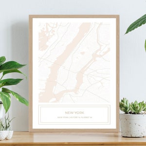 New York City Map, Map New York City, Street Map, New York City, Print, Poster, City Map New York, New York City, Nude,Digital Download ONLY