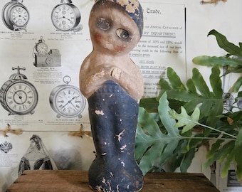 Élégante Poupée De Salon Boudor Françase Ancenne Avec Chapeau - Etsy