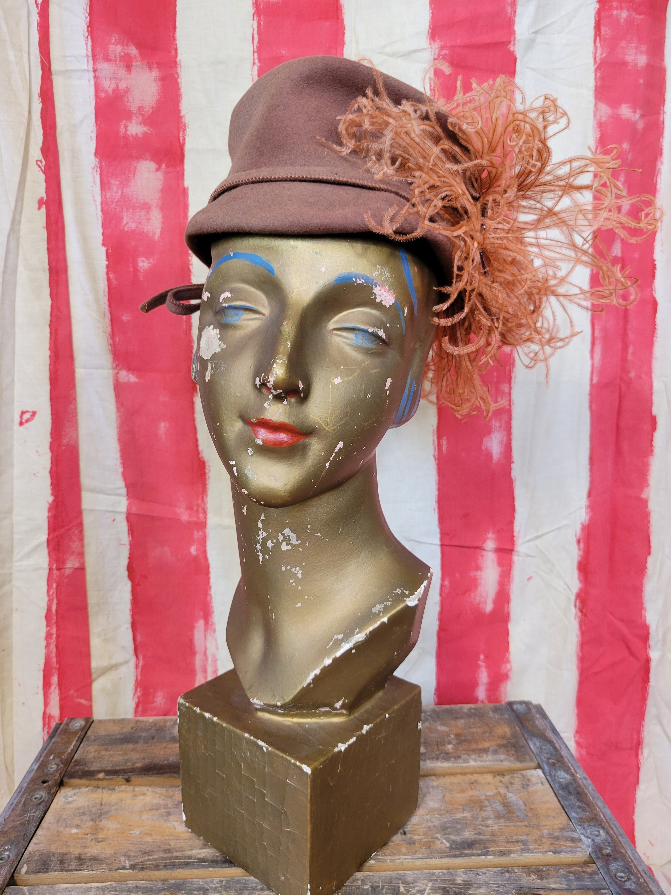 1940s Ostrich Hat - Etsy