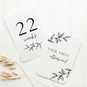 Cartes de jalon de grossesse minimalistes | | IMPRIMABLE TÉLÉCHARGEMENT INSTANTANÉ | Ensemble de 73 | | noir et blanc | cadeau de grossesse Maman sera | Cadeau bébé