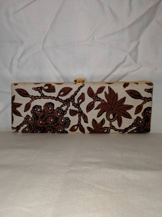 Vintage 1970s Batik Clutch Bag Perfect Condition - image 2