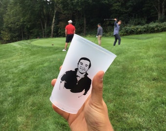 Personalized Photo Frosted Flex Cups: Bachelorette & Wedding Party Favors