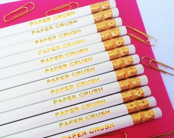 Personalized Pencils, Custom Pencils, Printed Pencils, Wedding Favors, FREE PERSONALIZE, teacher present, pencil, stocking stuffers, 12 set