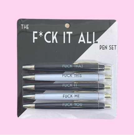 Fuck All The Way Off Click Pen – Tiramisu Paperie