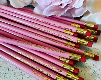 Custom Pencils, Personalized Pencils, Engraved Pencil, Teacher Gift, Gift Under 20, Christmas Gift, Stocking Stuffer, Setof 12 pencils