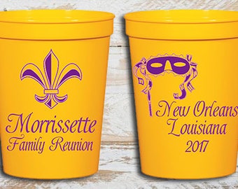 Personalized Plastic Cup, Personalized Cups, Wedding Cups, Family Reunion, Frost Flex Cups, Printed Cups, Custom Wedding Cups, Plastic Cups