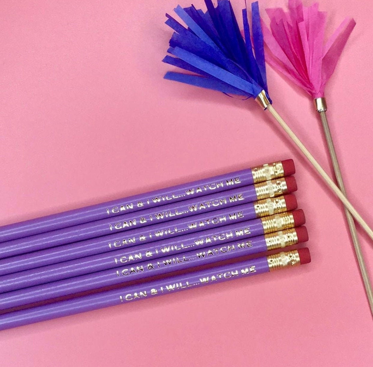 Personalized Pencils Imprinted Pencil Custom Pencils Etsy