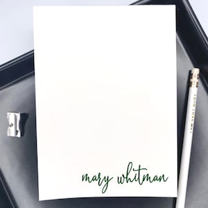 Bloc de notas personalizado con nombre / Bloc de notas pequeño con nombre escrito / Bloc de notas personal / Bloc de notas personalizado / Bloc de notas femenino Regalo para una mujer