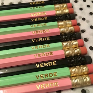 Custom Pencils, Name Pencil, Personalized Pencils, Teacher Gift, Engraved Pencil, Back to school, Teacher appreciation, Stocking Stuffer