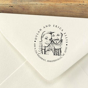Gezichtsstempel / Maak de stempel naar jouw gelijkenis / Aangepaste portretstempels / Bruiloftsstempel / Geschenken leraar / Bewaar deze datum / Stempel retouradres