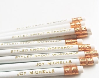 Custom Pencils, Personalized Pencils, Engraved Pencil, Teacher Gift, Gift Under 20, Christmas Gift, Stocking Stuffer, Setof 12 pencils