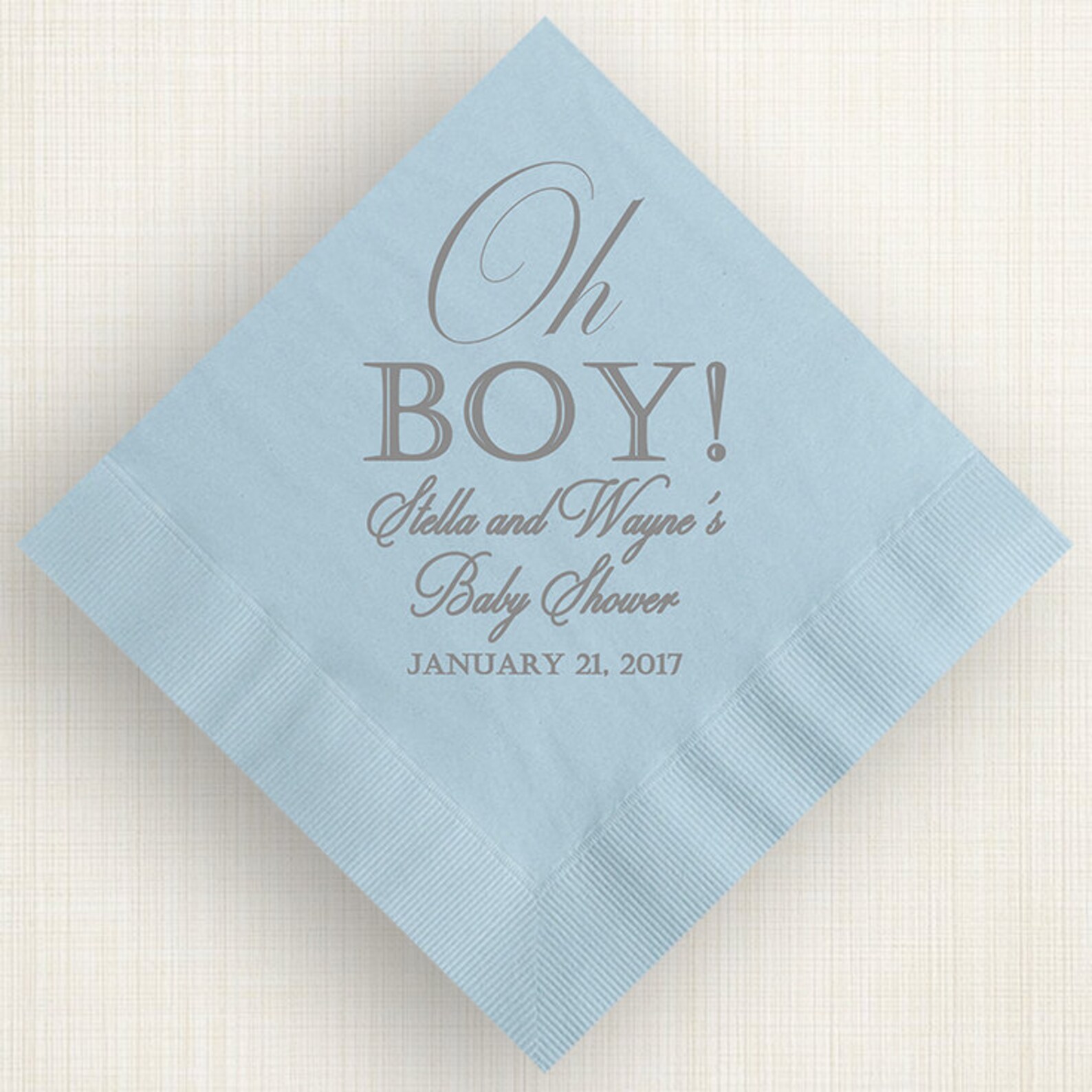 Custom Napkins Baby Shower Napkins Cocktail Napkins Wedding Etsy