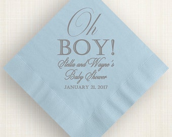 Custom Napkins, Baby Shower Napkins, Cocktail Napkins, Wedding Napkins, Beverage Napkins, Paper Napkins, Baby Boy Shower, Monogramed Napkins