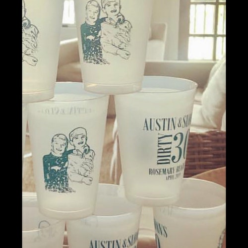 Personalized Cups, Custom Wedding Cups, 12oz Wedding Cups, Party Cups, Custom Wedding Cups, Plastic Cups, Stadium Cups, Custom shops Cups, Frosted