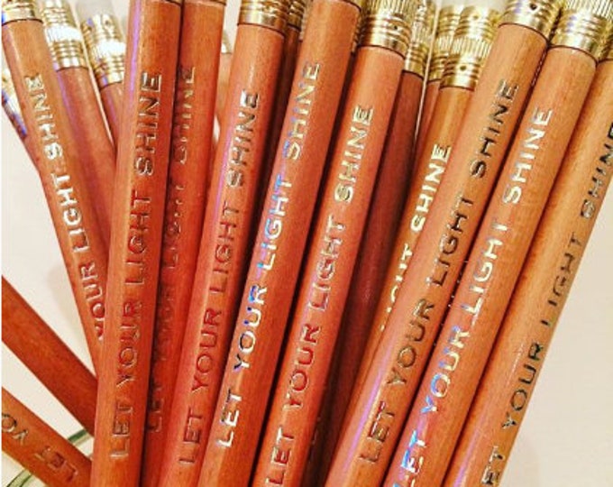 Engraved Pencils Custom Pencil Name Pencil Personalized Etsy