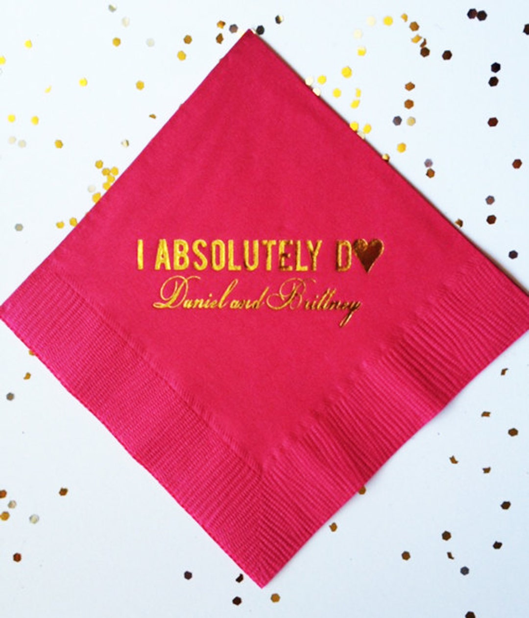 Custom Napkins, Cocktail Napkins, Wedding Napkins, Beverage Napkins