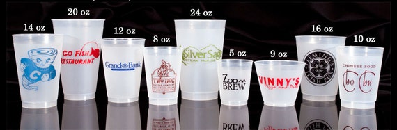 Custom 24 oz Plastic Cups