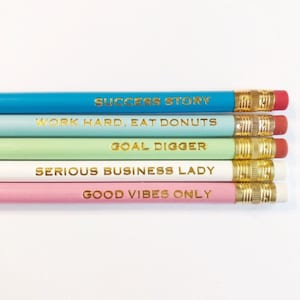 Personalized Pencils, Engraved Pencils, Custom Pencils Set, School Supplies, Stocking Stuffer, set of 12, Back to school, Teacher Gift