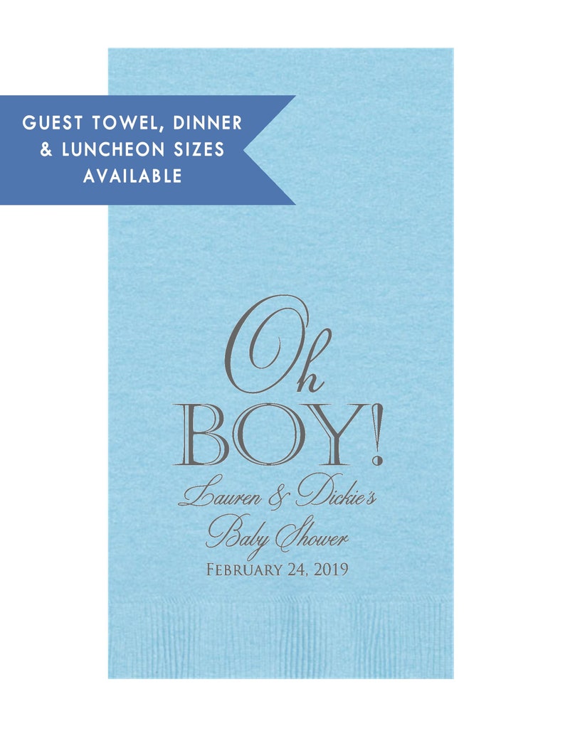 Custom Napkins Baby Shower Napkins Cocktail Napkins Wedding Etsy