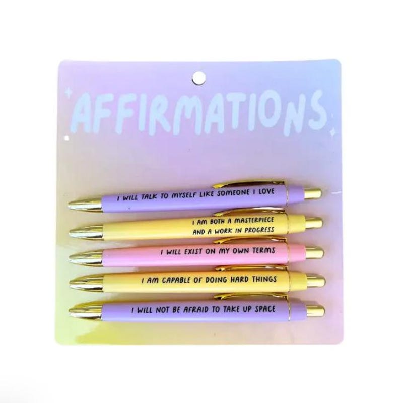 Affirmations Pen Set