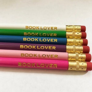 Custom Pencils, Personalized Name Pencils, Engraved Pencil, Teacher Gift, Gift Under 20, Christmas Gift, Book Lover, Set of 12 pencils