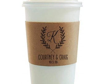 Custom Wedding Coffee Cups: Personalized Paper Cups Company Logo