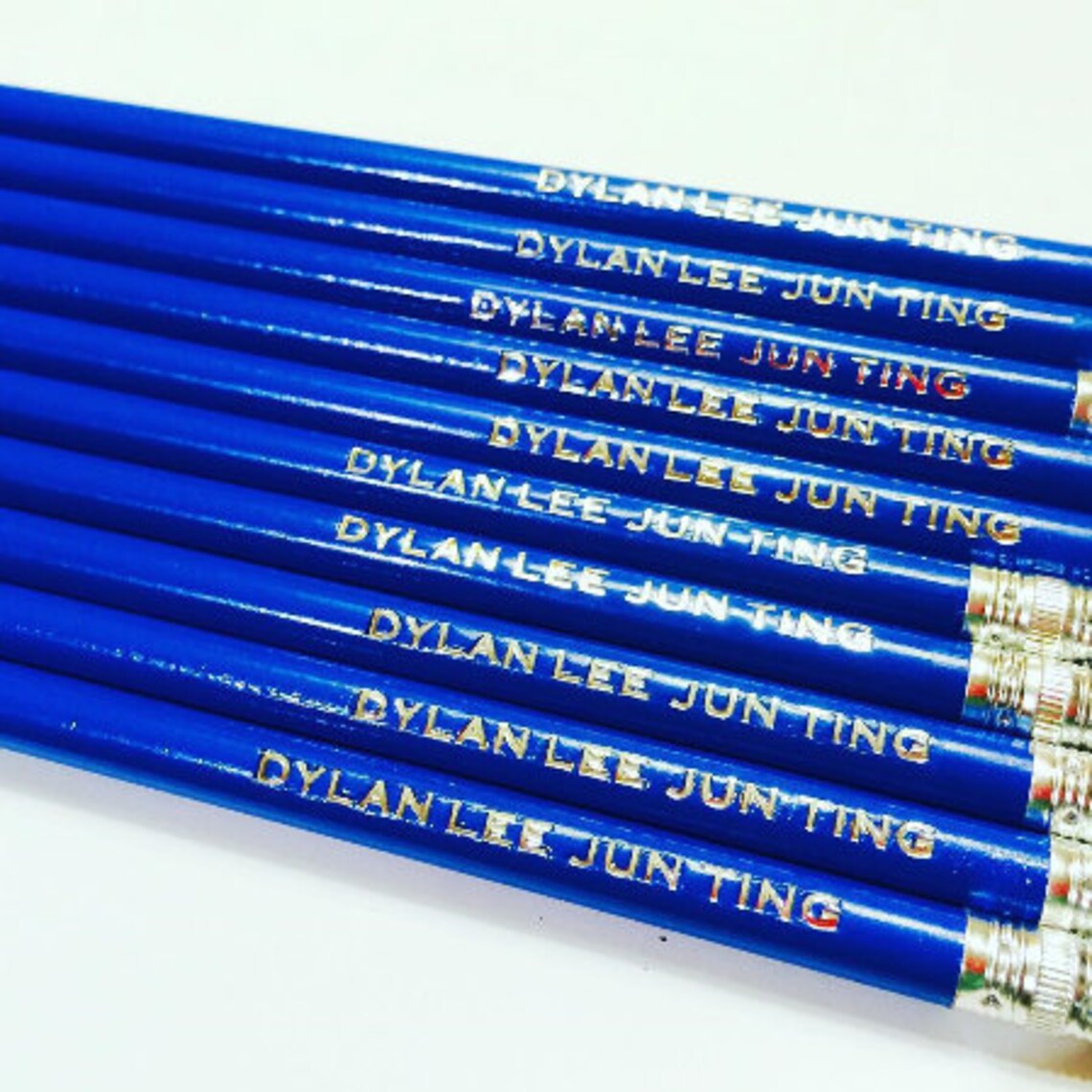 Personalized Round Pencils Set of 12 FREE PERSONALIZATION Etsy