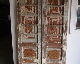 Love your comfortable old bed but want to refresh your bedrooms look? old door headboard etsy