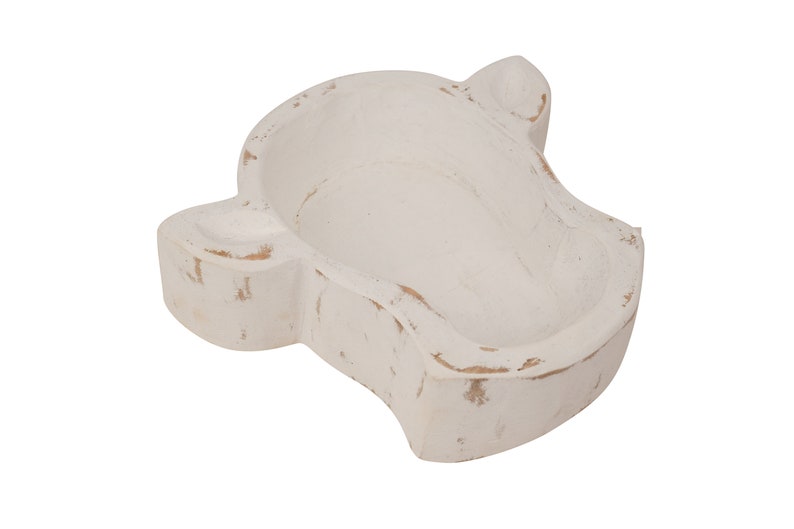 Quad Packmini Cow Head Dough Bowlwoodrustic8 X 7 X 2 Etsy