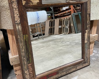 Barrons Creek Reclaimed Rustic Mirror-mexican-western Barrons Creek Reclaimed Rustic Mirror-mexican-western