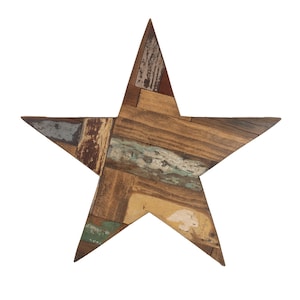 Reclaimed Wood Star-20 inches-Wall Decor-Handmade-Reclaimed Wood Wall Star