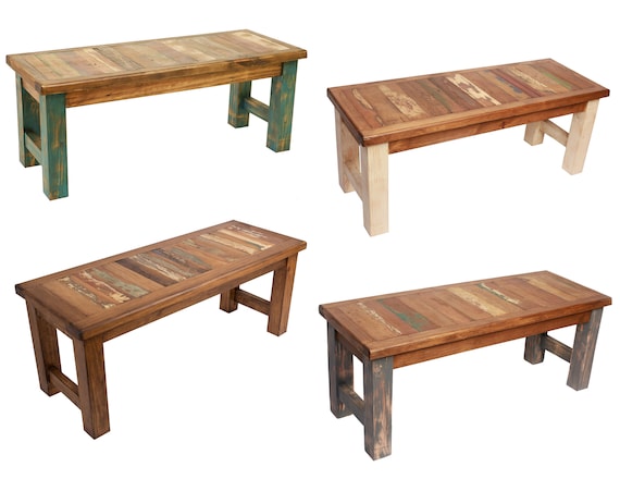 Primitive on sale wood bench