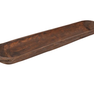 Medium Baguette Dough Bowl-Farmhouse--5-6W x 29-30L x 2-2.5D inches-Dough Bowl-Waxed Tone-Medium Baguette