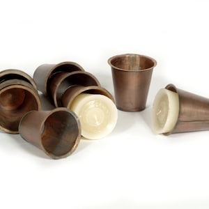 Sugar Mold Inserts-Flat-Mexican-Rustic-Candleholder-Farmhouse-Primitive-Tin Liners-Sugarmold  Flat Inserts