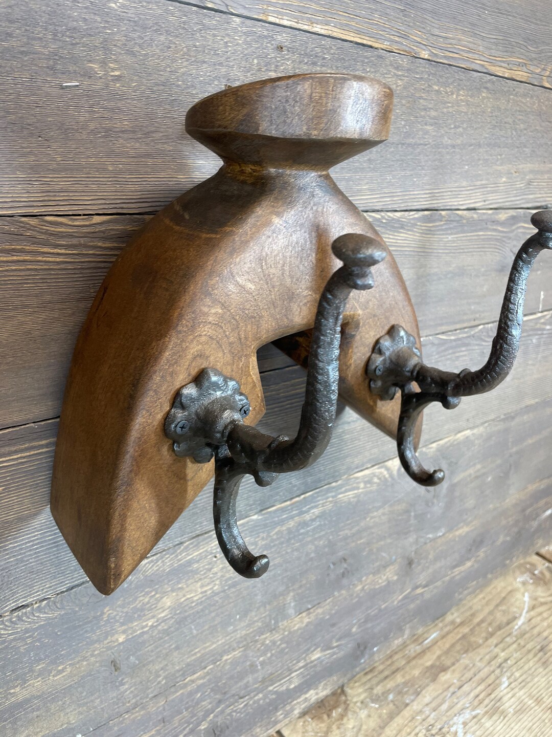 Laramie Saddle Tree Hat Rack-rustic-western-lodge Decor-rustic-solid ...