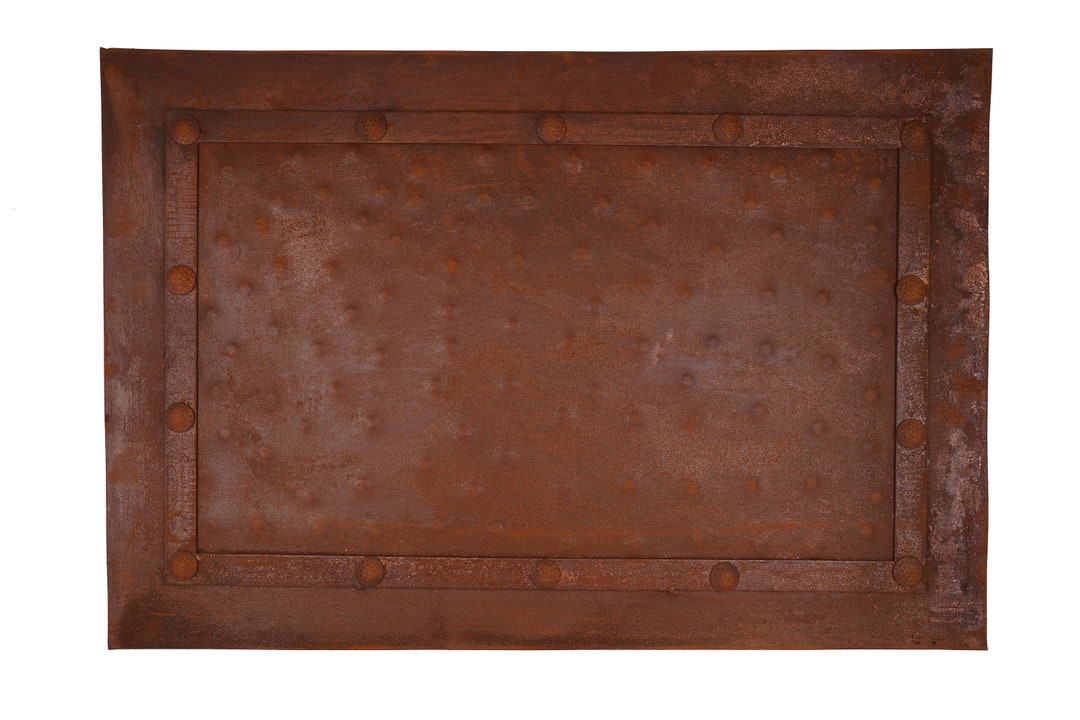 Rustic Iron24x36 Incheshammered Metal Panelshandmaderust Finish