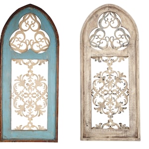 Cave Creek Architectural Wall Decor Window-Primitive-Rustic-Garden-Patio-21x47-Large-Two Colors