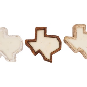 State of Texas Bowl-Medium-10 x 10 x 2 inches-Wood-Handmade-Candle Pour-Carved-Three Color Choices-State of Texas Bowl