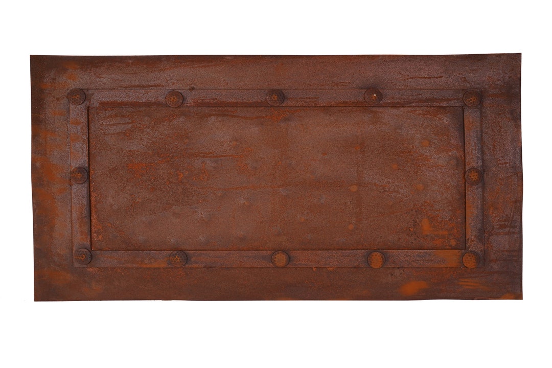 Rustic Iron18x34 Incheshammered Metal Panelshandmaderust Finish