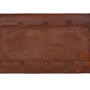 Rustic Iron-18x34 inches-Hammered Metal Panels-Handmade-Rust Finish-Furniture Making-Projects-Handmade-Metal Panel-18x34 inches