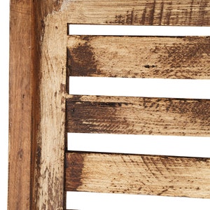 Milan Wood Shutters-Farmhouse-Window-Wall-Primitive-Garden-Patio-Distressed-Farmhouse-Rustic-Two Colors-Pair-Two Sizes image 3