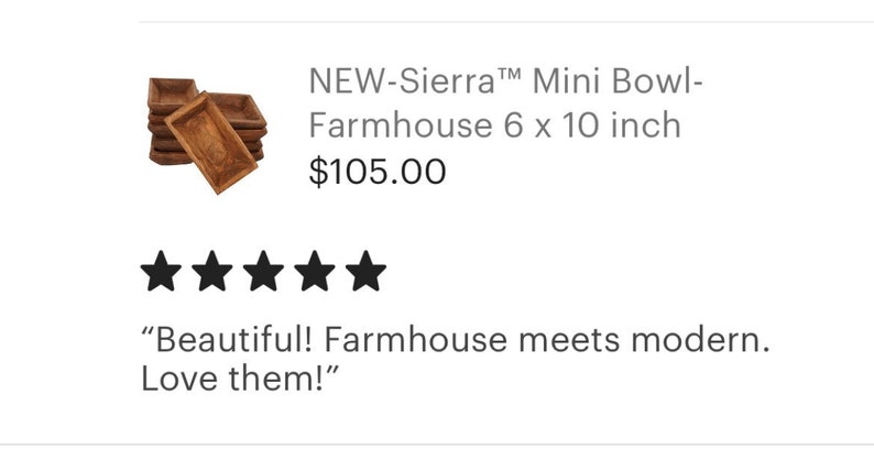 Sierra™ Dough Bowl-Farmhouse 6 x 10 inch Rectangular Dough Bowl-Wood-6 x 10 inches-Farmhouse Rectangular Sierra™ Bowl-Waxed image 8