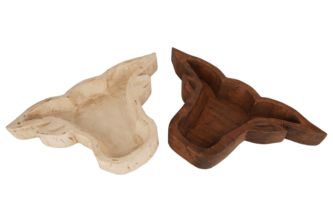 Longhorn Dough Bowlmixed Packlargewoodrustic10 X 18 X 2 Inches